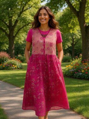 Gudrun Sjoden - Summer Dress XL Organic Cotton NWT